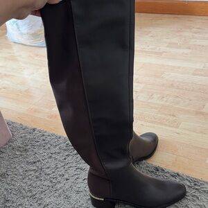 Calvin Klein Black Over the Knee Boots